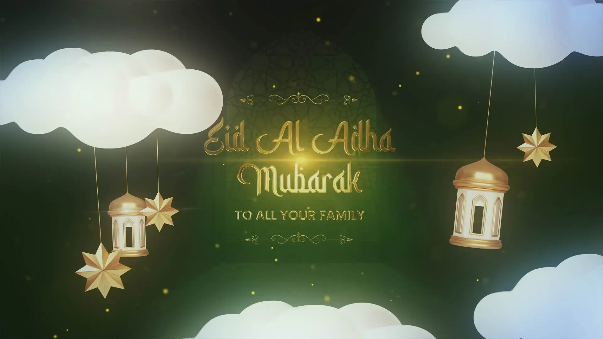 Golden Eid Al Adha Wishes Intro